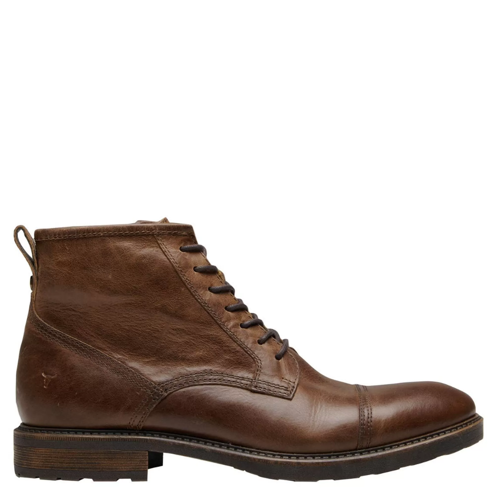 Windsor Smith Casual Boots*Abel Dark Brown Leather