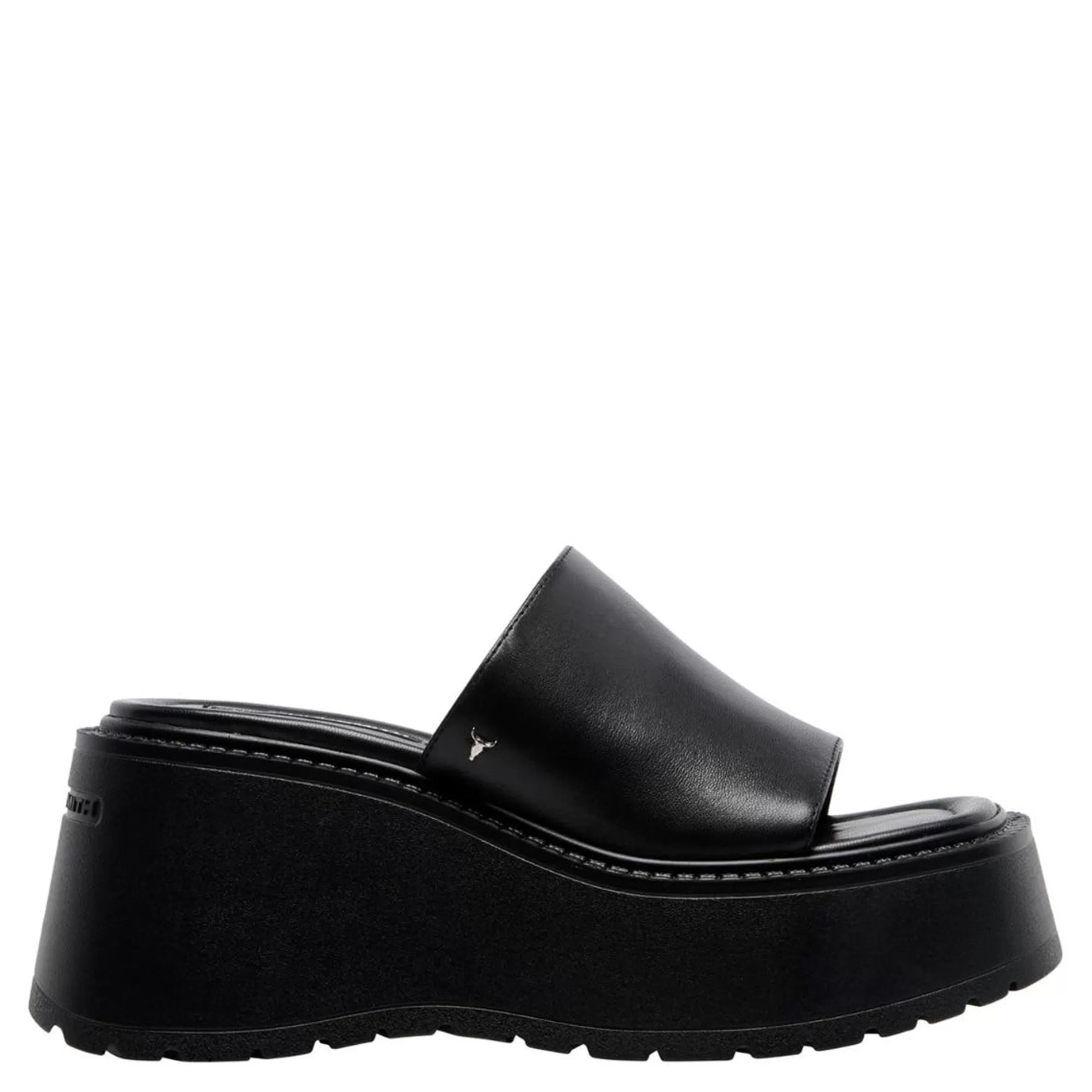 Windsor Smith Chunky Sandals*Candy Black Leather Sandal Blk Leather