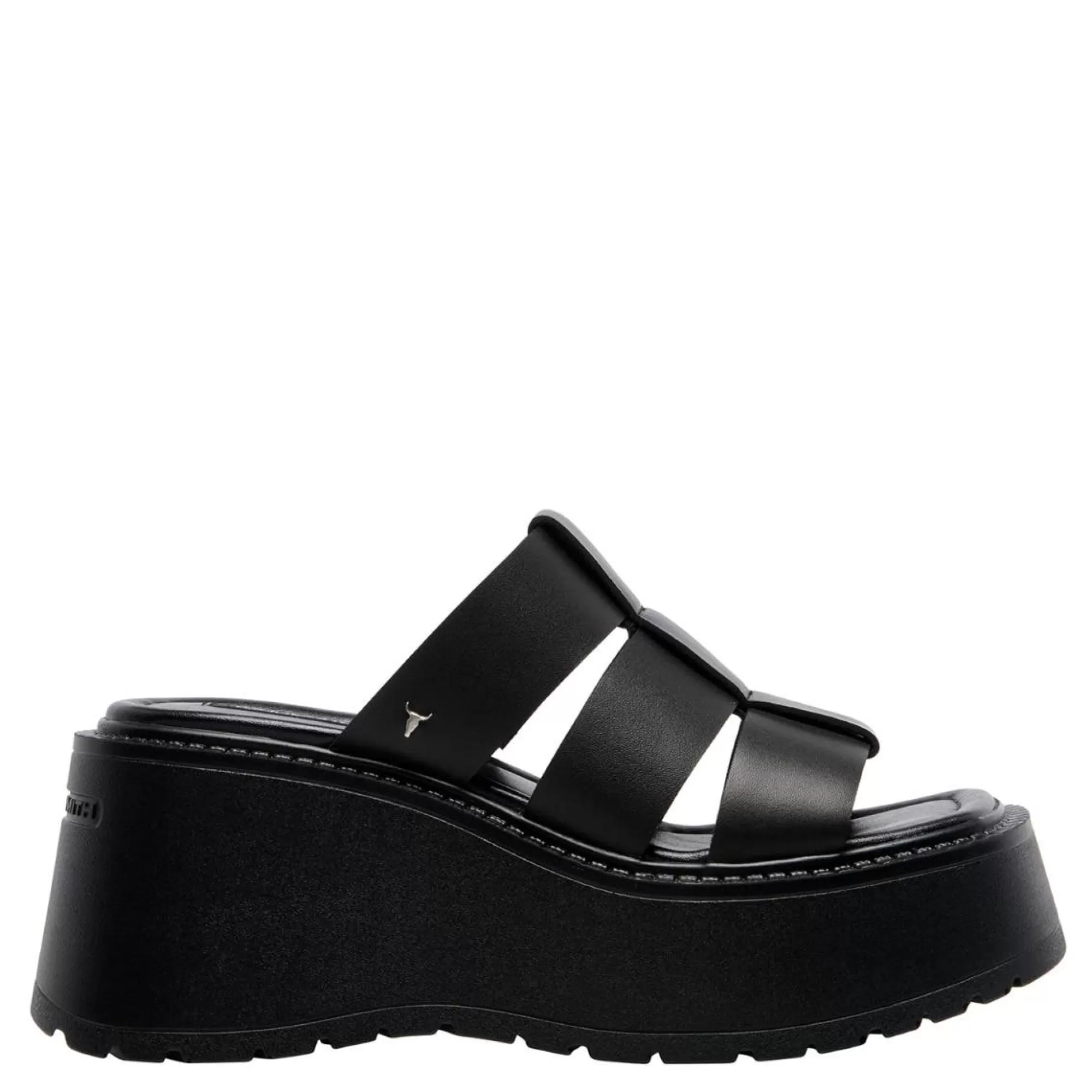 Windsor Smith Chunky Sandals*Capricorn Black Leather Sandal Blk Leather