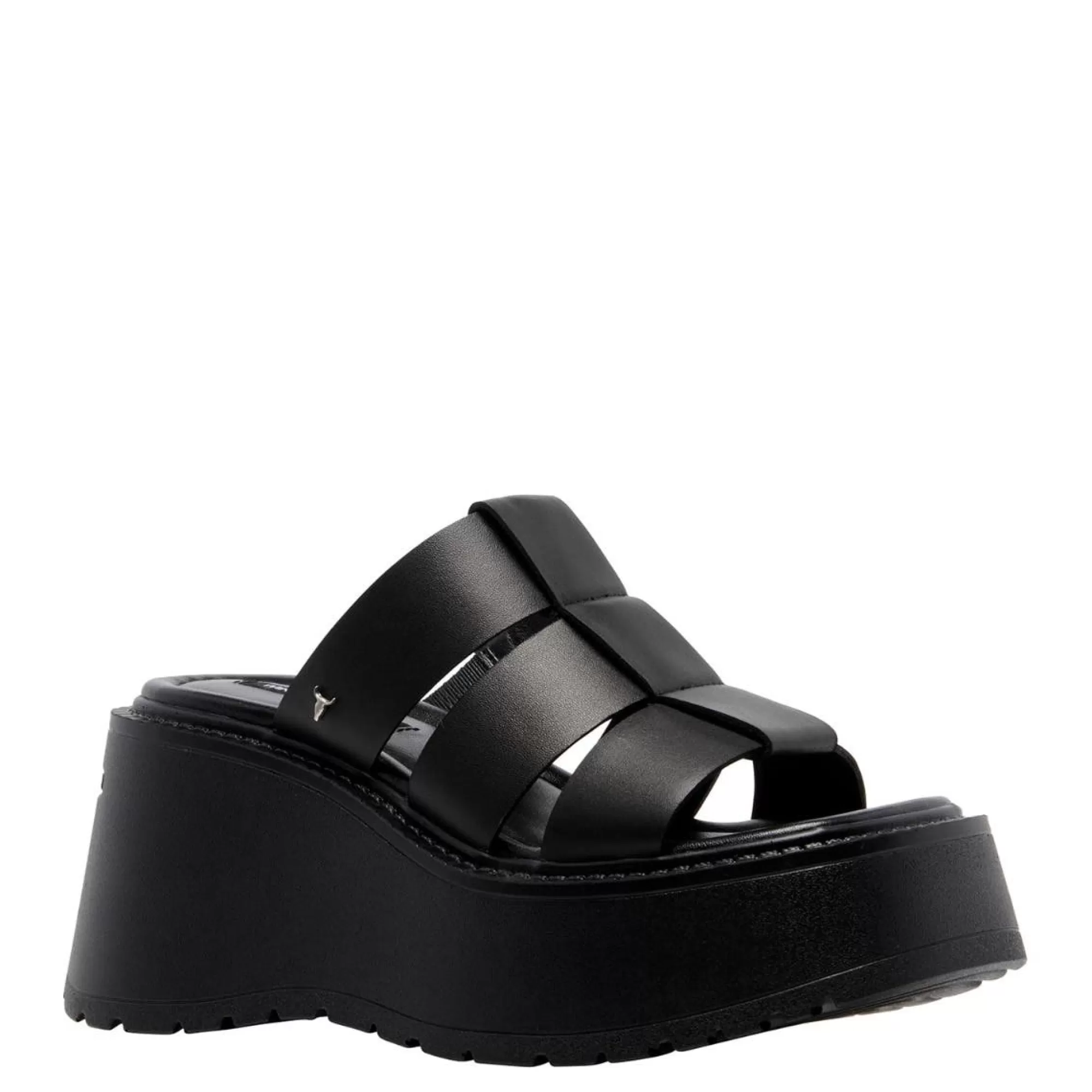 Windsor Smith Chunky Sandals*Capricorn Black Leather Sandal Blk Leather