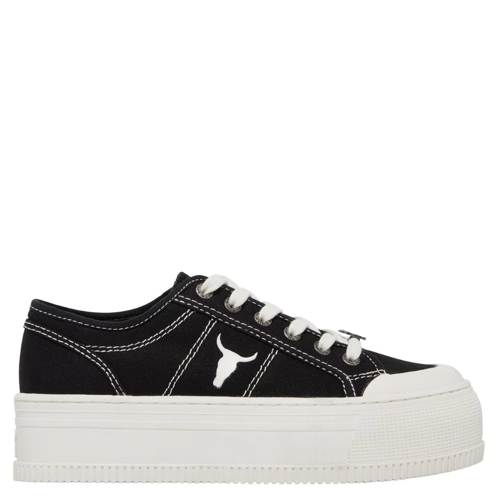 Windsor Smith Sneakers*Dealbreaker Black Canvas / Off White Sneaker