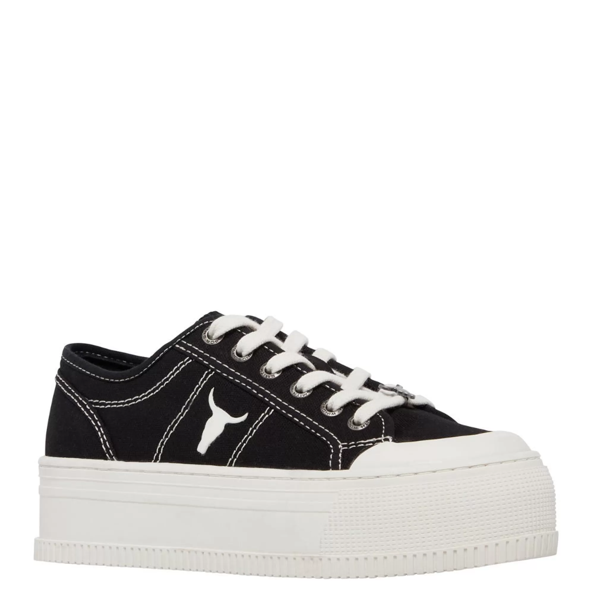 Windsor Smith Sneakers*Dealbreaker Black Canvas / Off White Sneaker