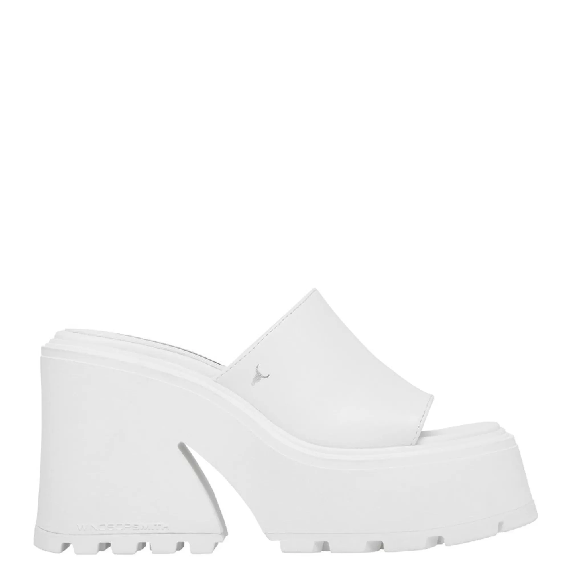 Windsor Smith Platform Heels*Fantasize White Leather Heel Blk Leather