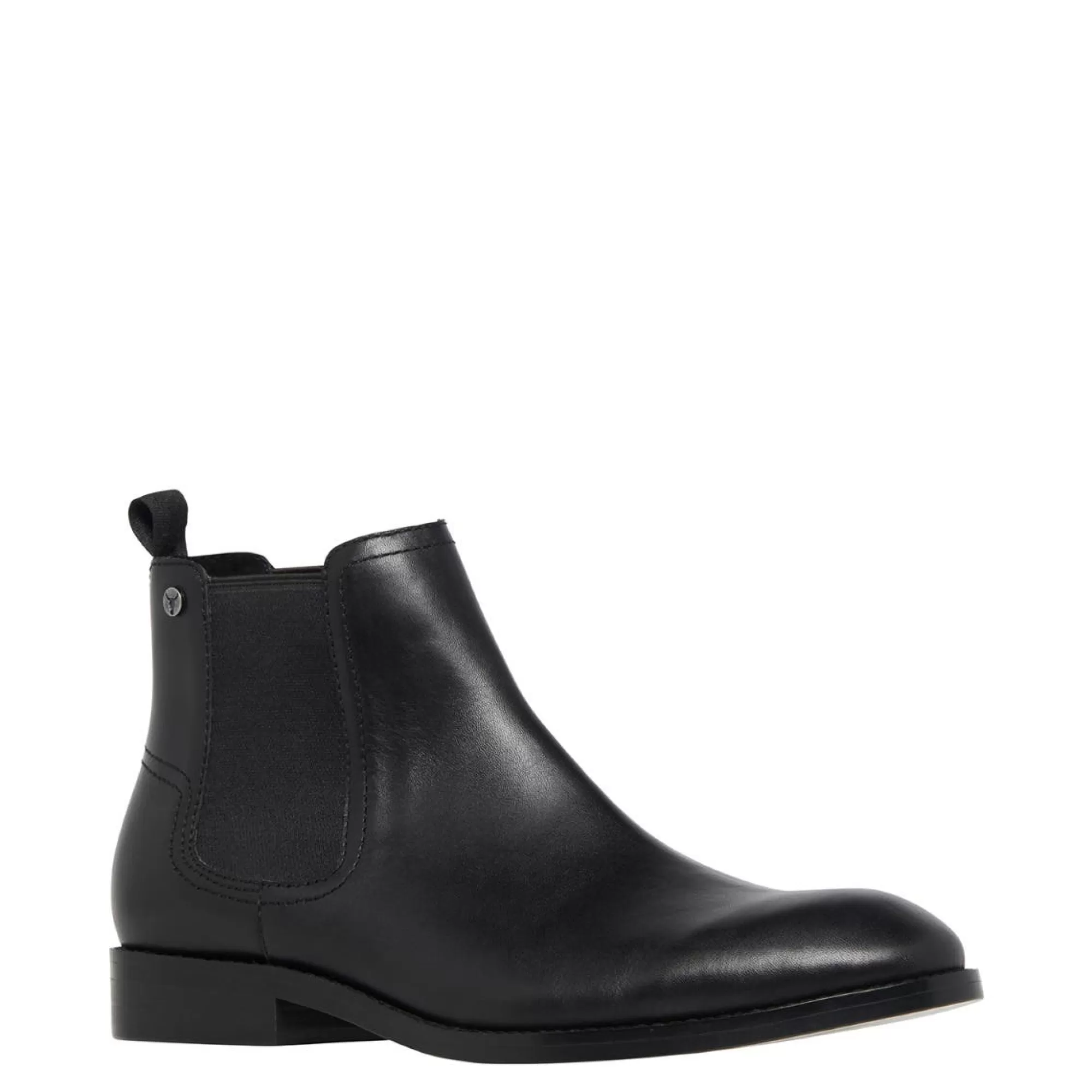 Windsor Smith Dress Boots*George Black Leather Blk Leather