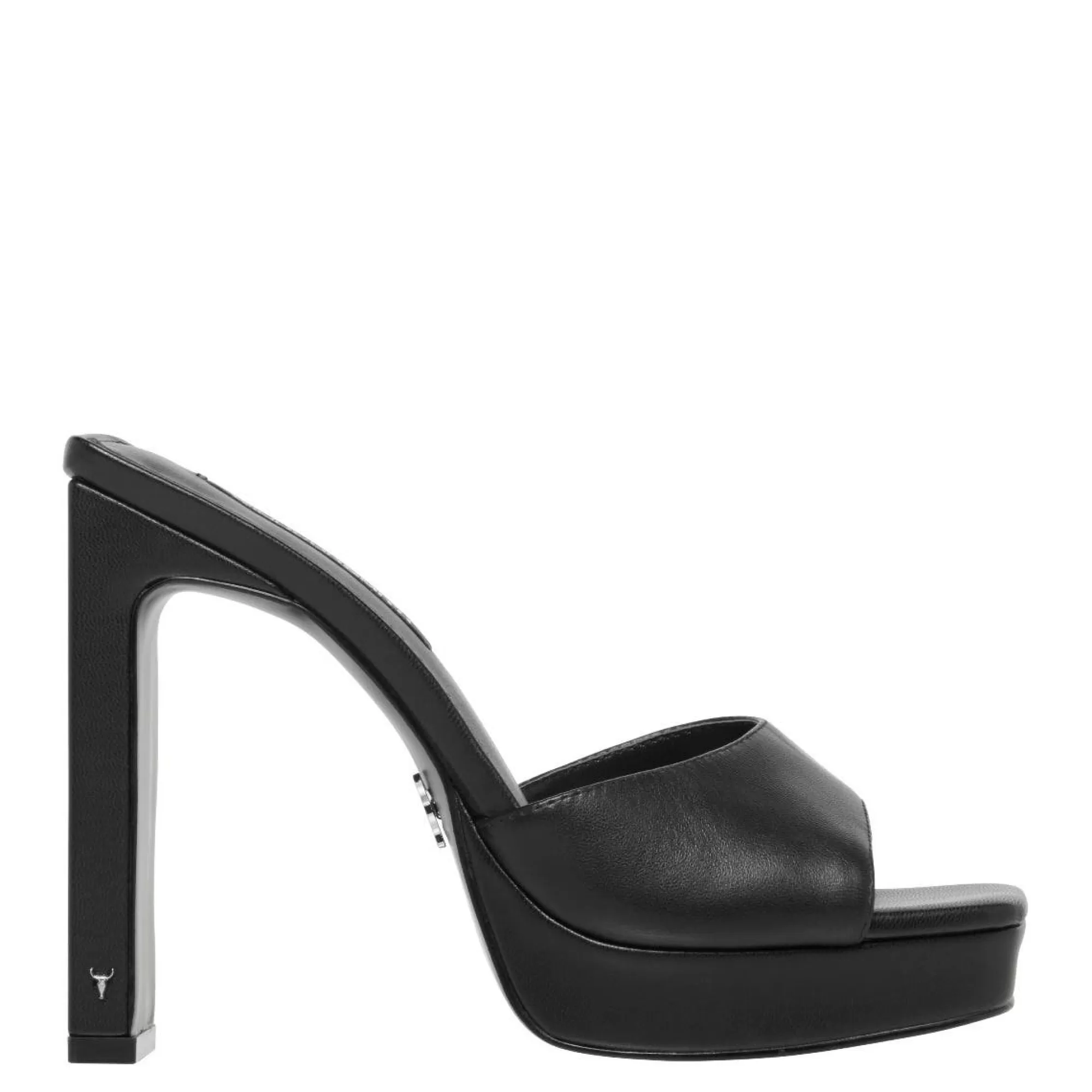 Windsor Smith High Heels*Girlfriend Black Leather Blk Leather