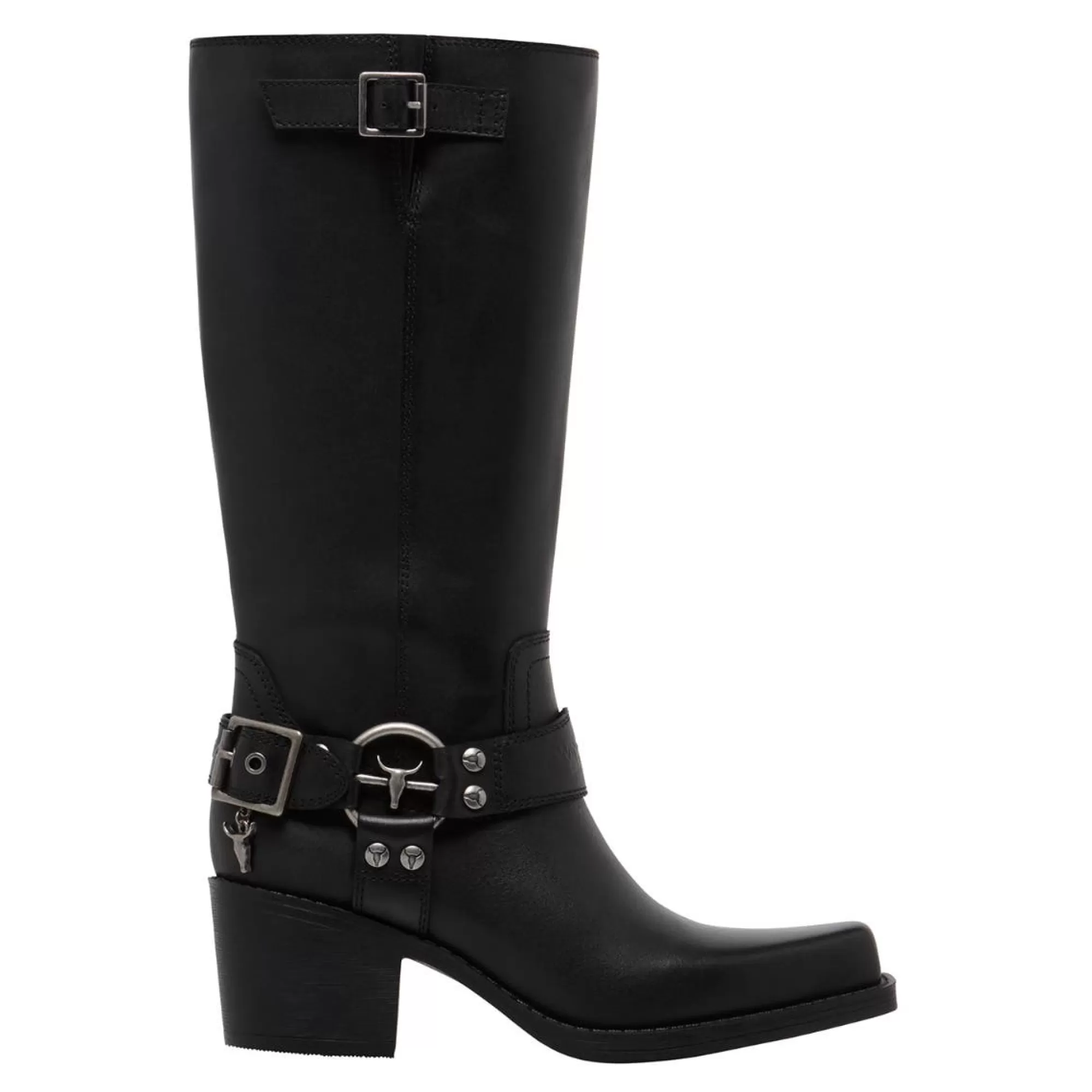 Windsor Smith Platform Boots*Hooked Black Leather Blk Leather