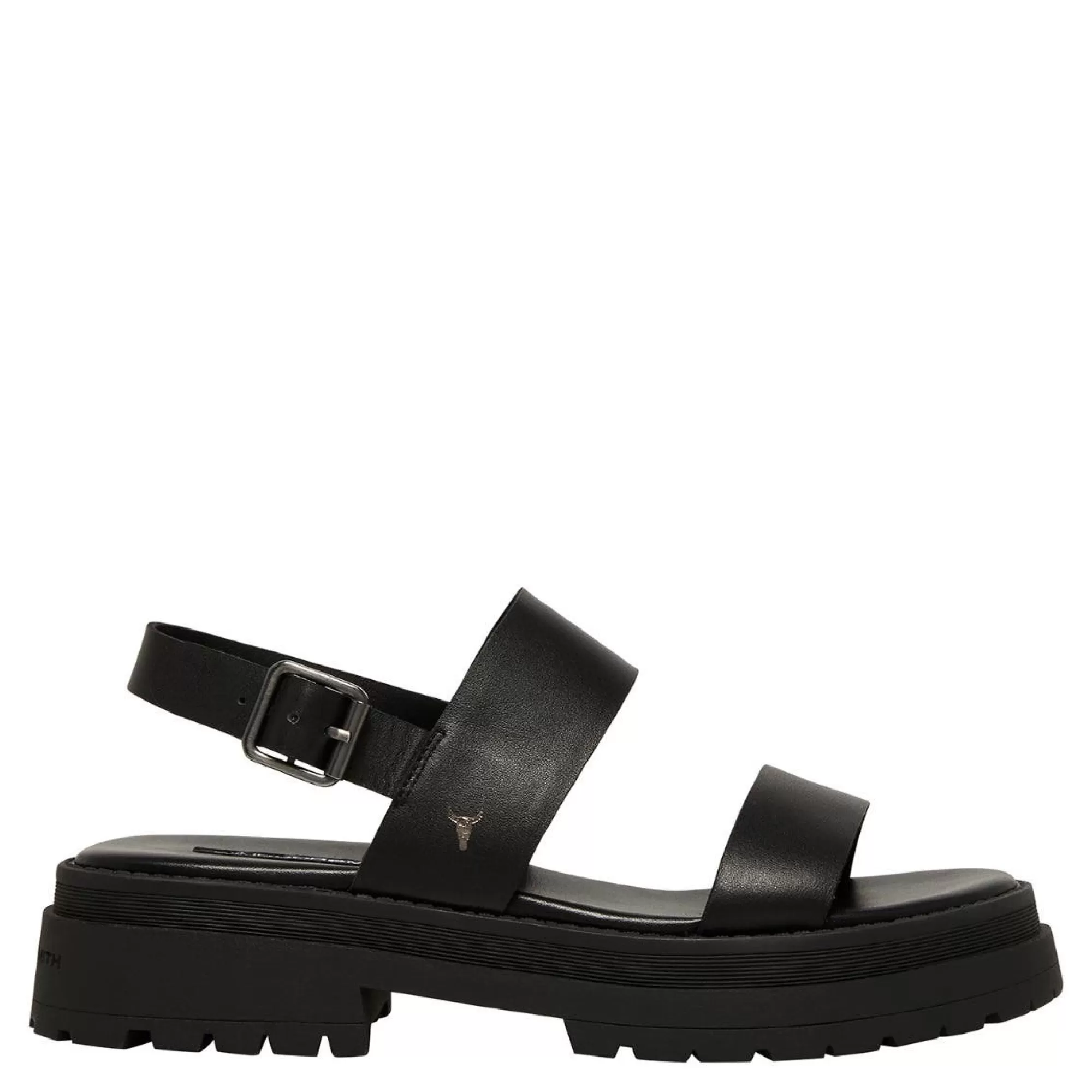 Windsor Smith Chunky Sandals*Loyalty Black Leather Sandal White Leather