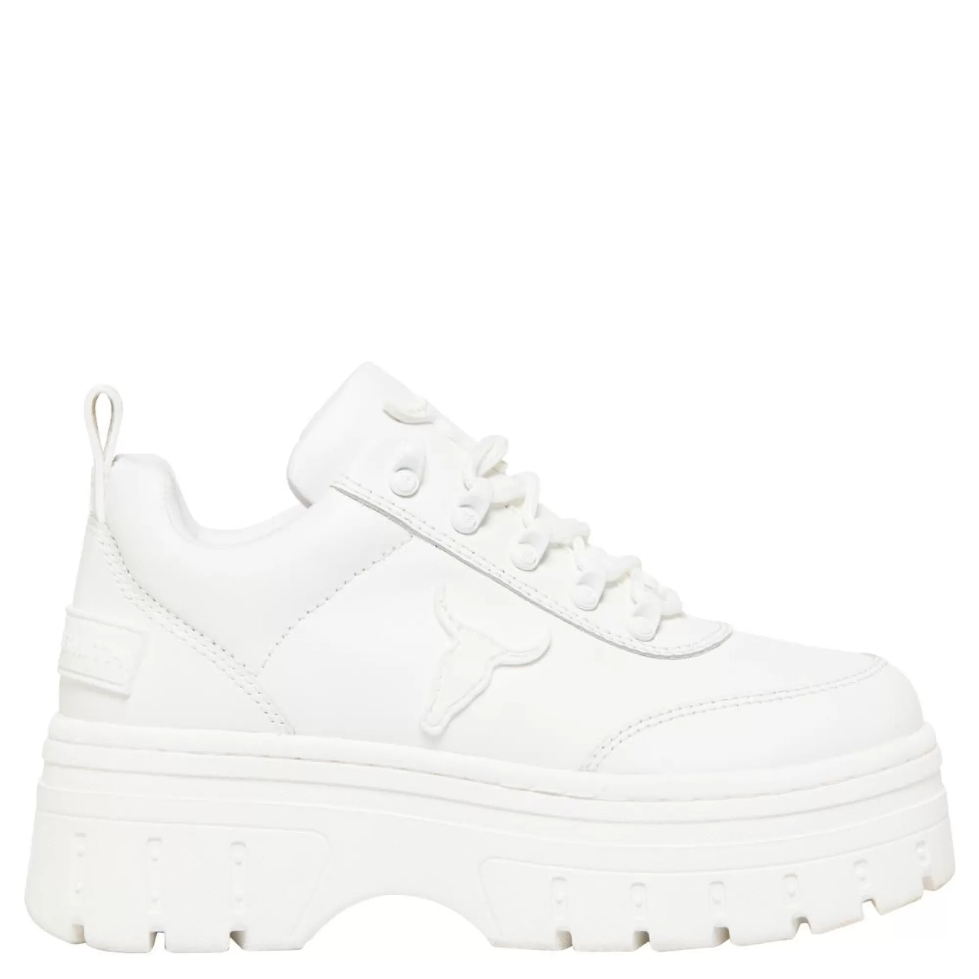 Windsor Smith Sneakers*Lux White Leather Blk Leather