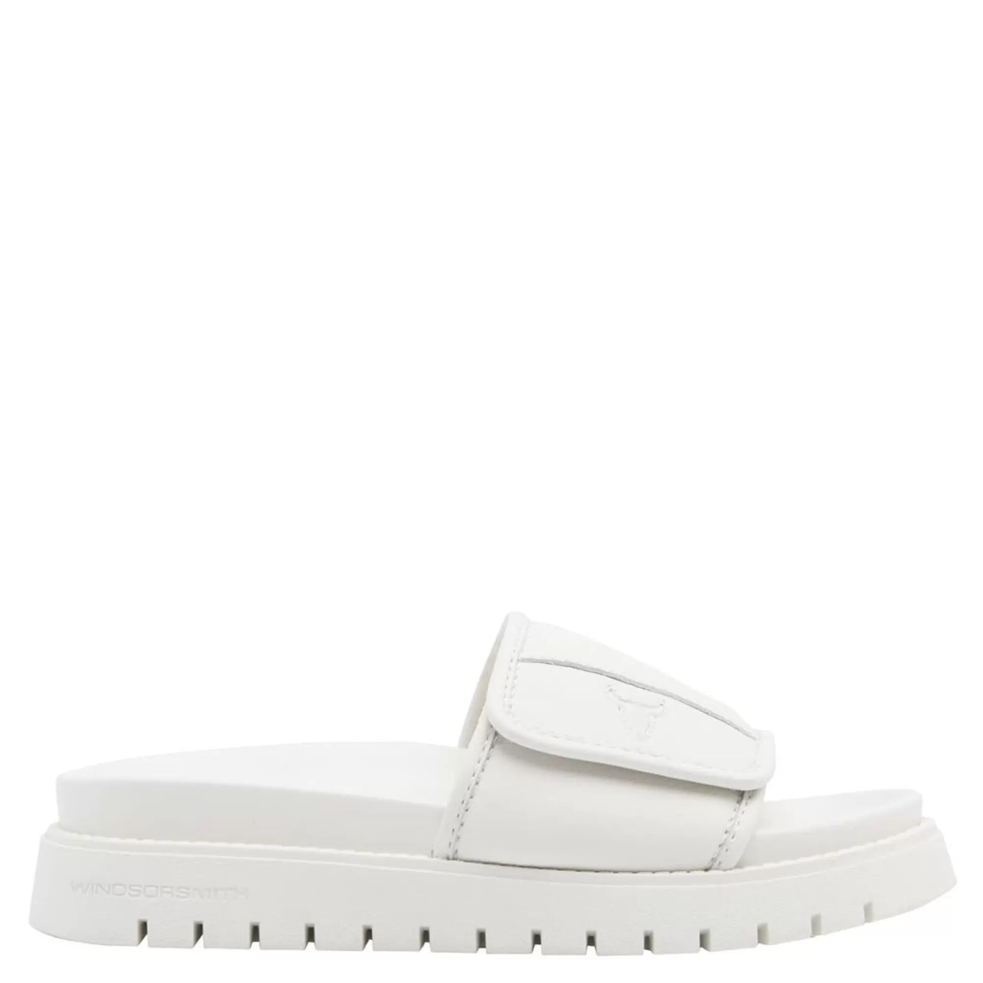 Windsor Smith Flat Sandals*Memories Snow Leather