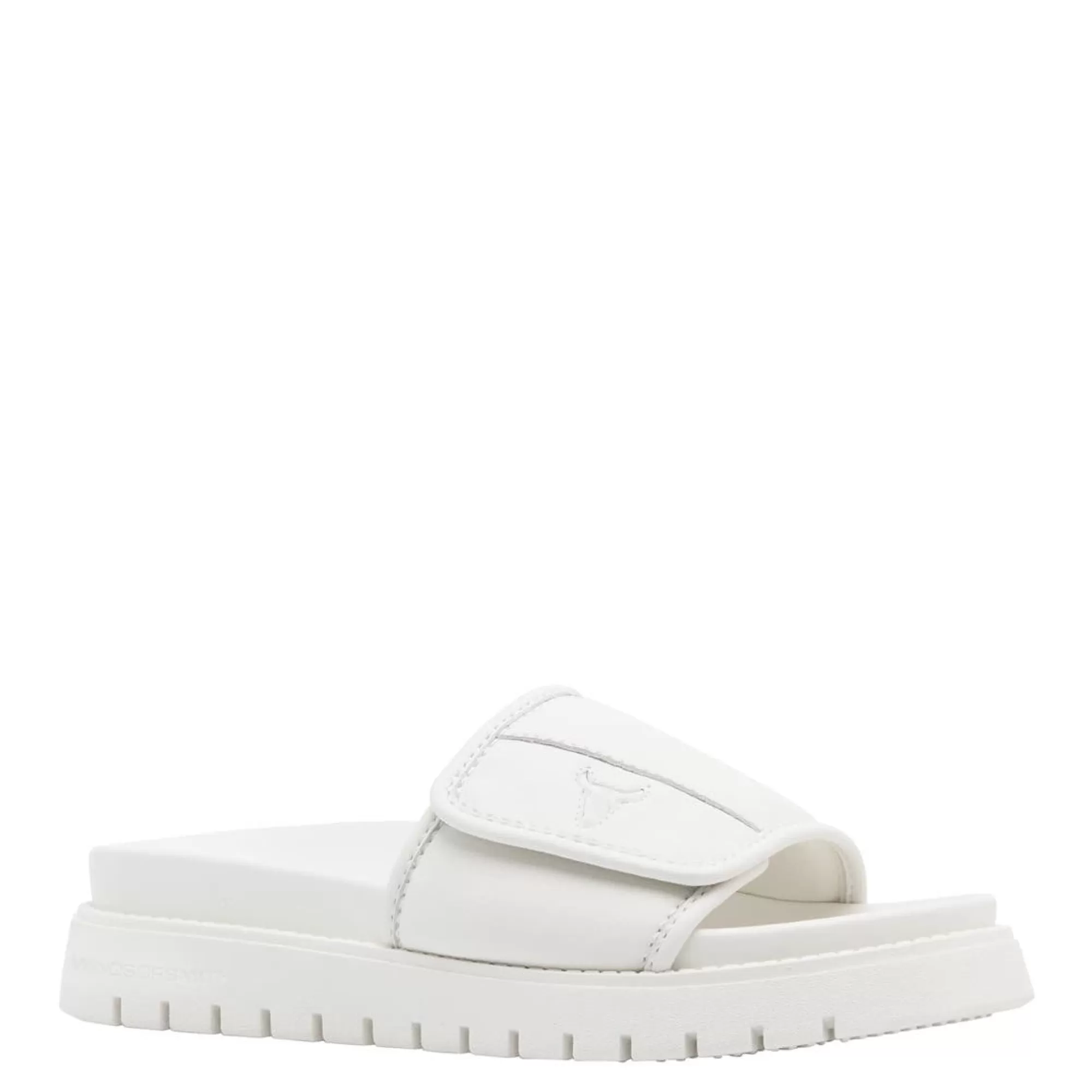 Windsor Smith Flat Sandals*Memories Snow Leather