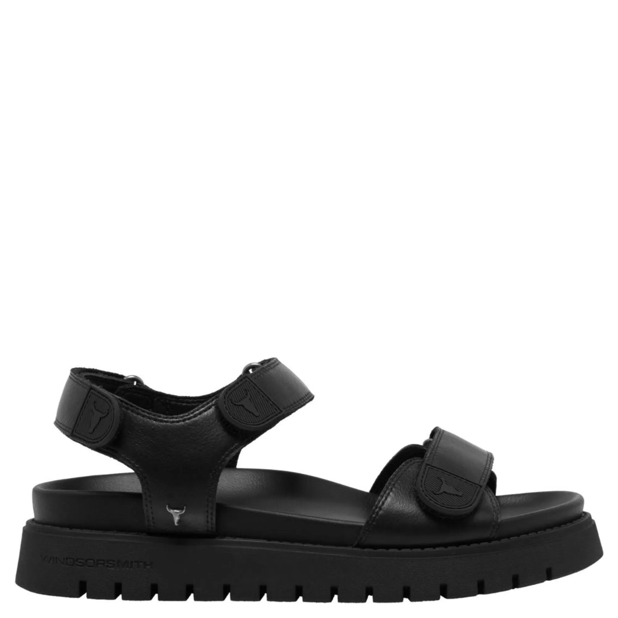 Windsor Smith Flat Sandals*Midsummer Black Leather Blk Leather