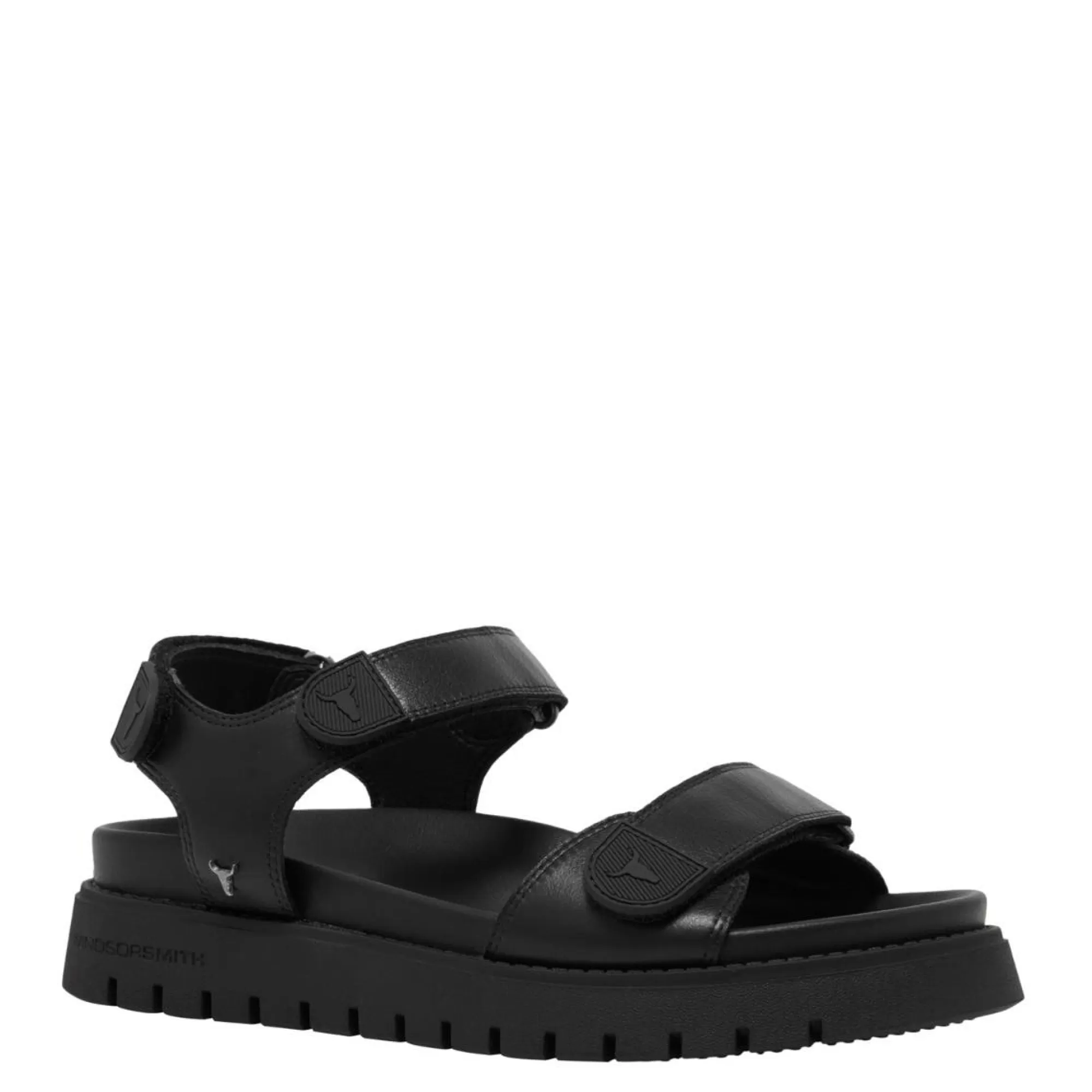 Windsor Smith Flat Sandals*Midsummer Black Leather Blk Leather