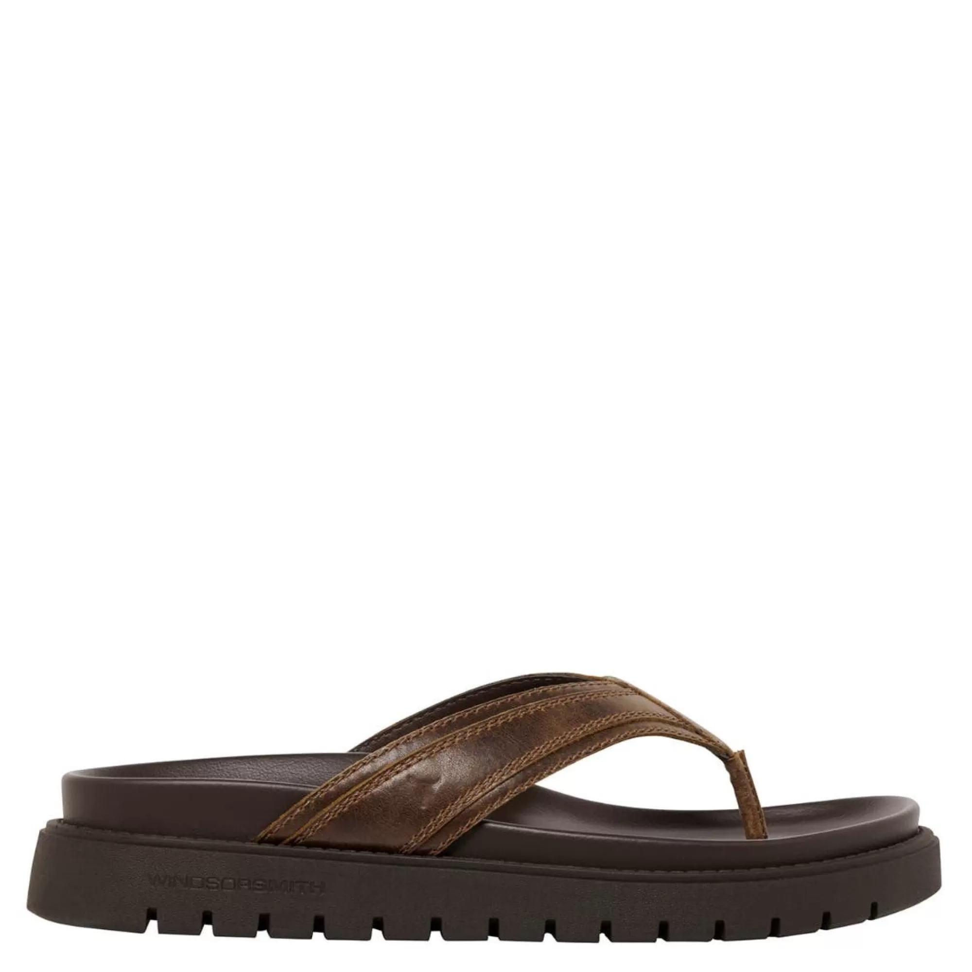 Windsor Smith Sandals*River Dark Brown Leather