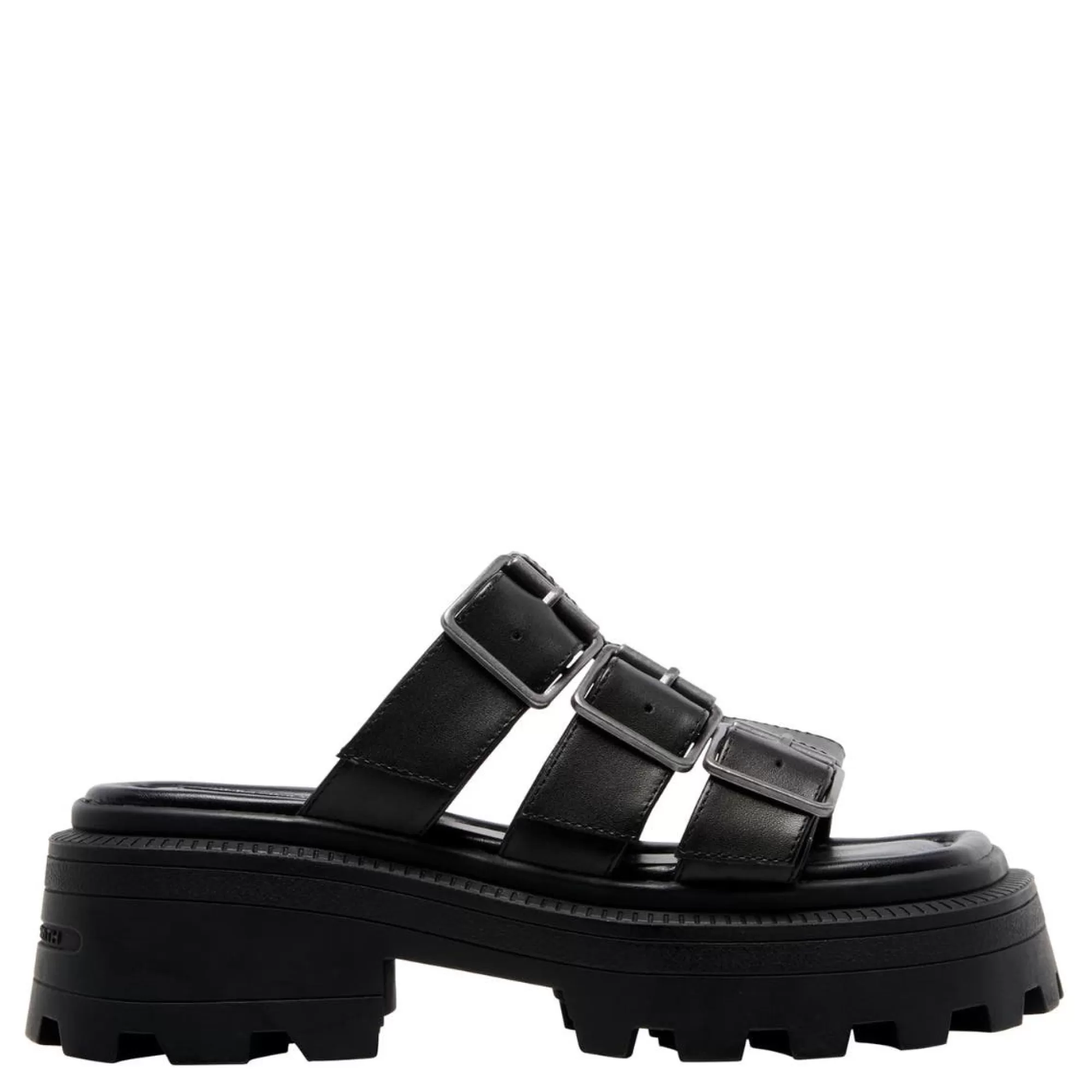 Windsor Smith Chunky Sandals*Rush Black Leather Blk Leather