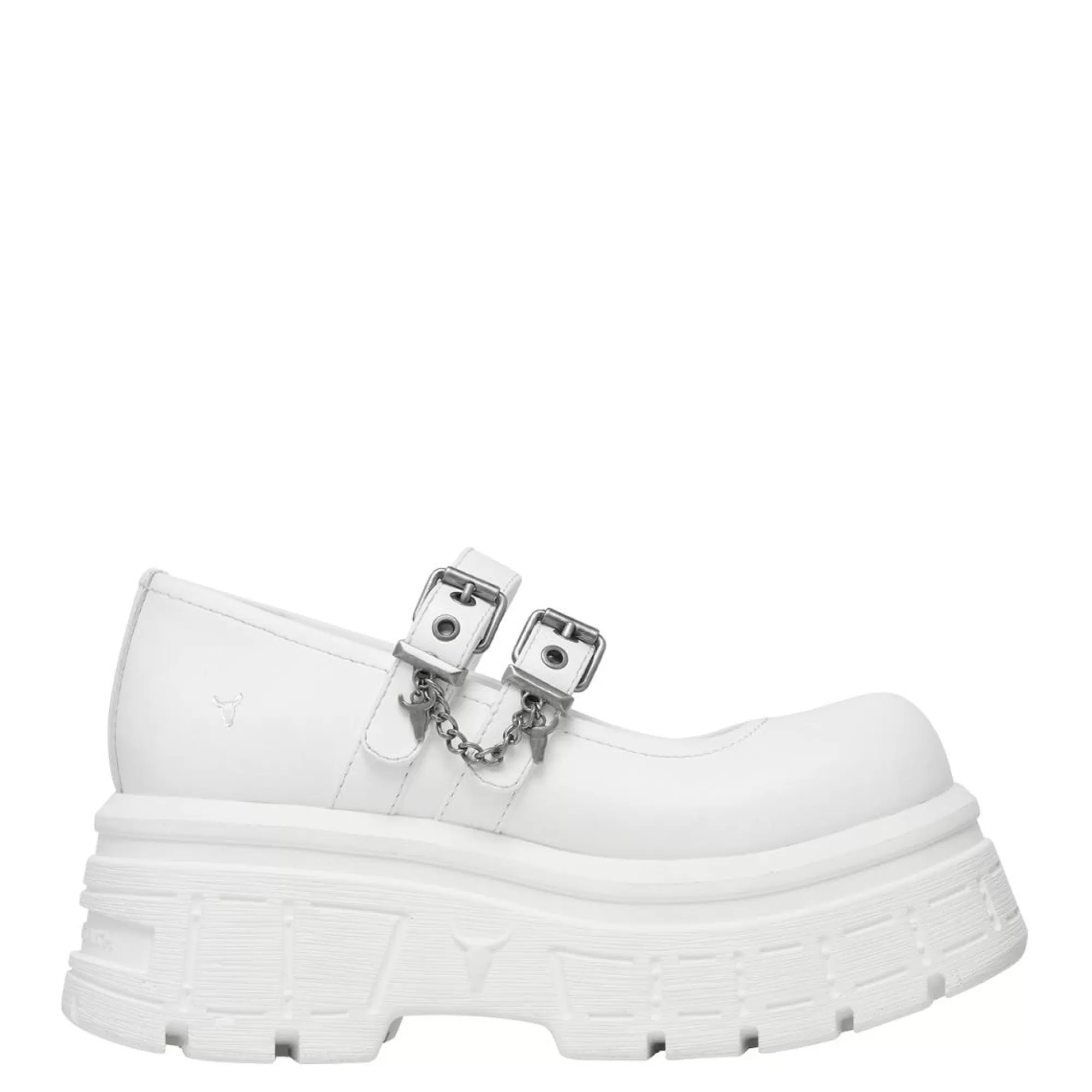 Windsor Smith Flats*Scary White Leather