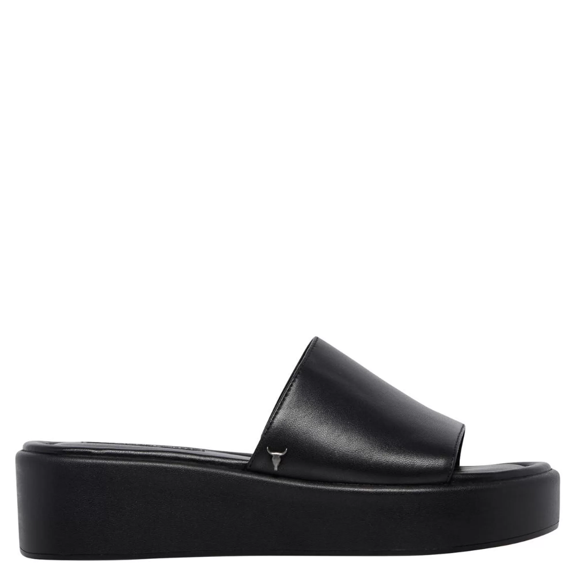 Windsor Smith Chunky Sandals*Shook Black Leather Sandal Blk Leather