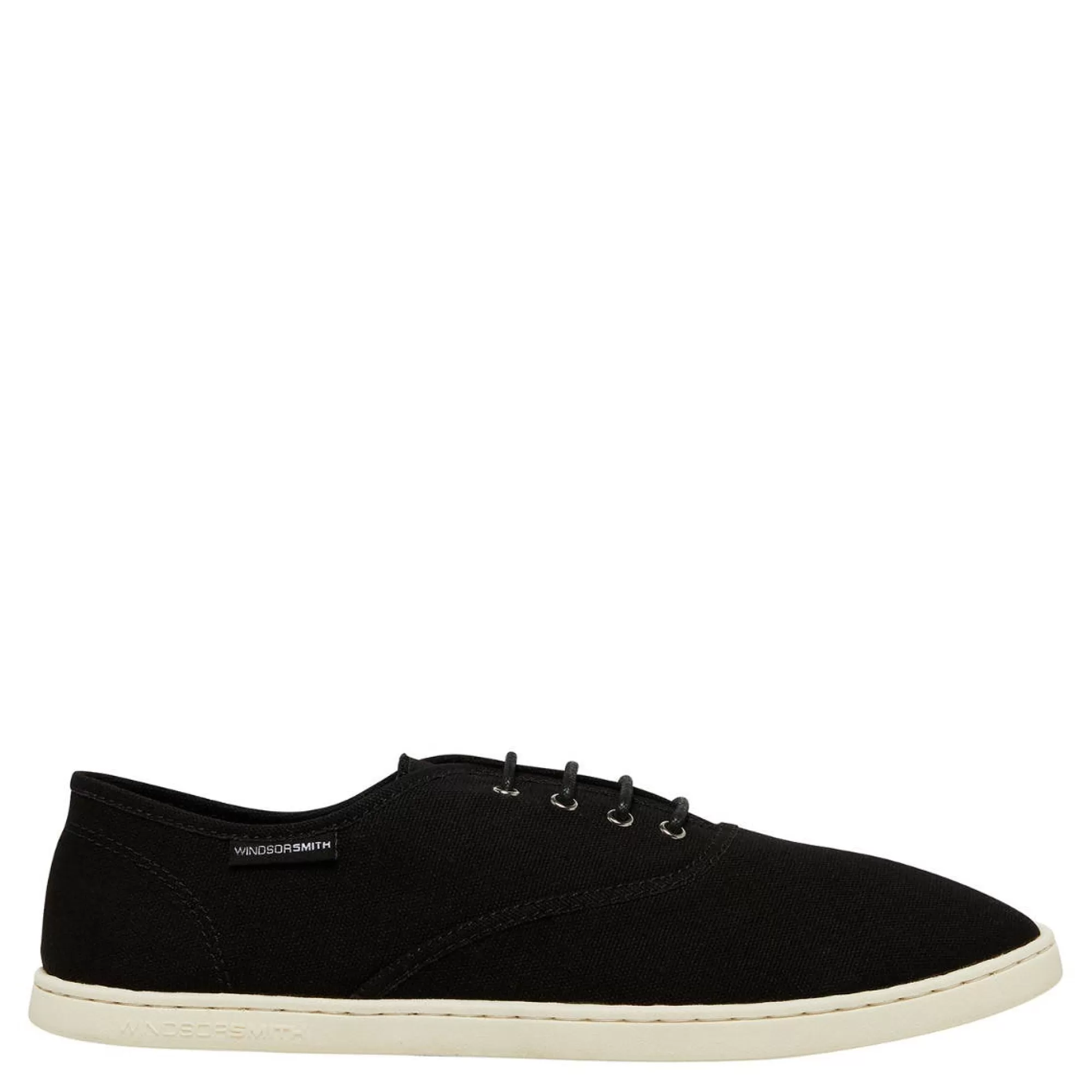 Windsor Smith Casual Shoes*Stanley Black Canvas