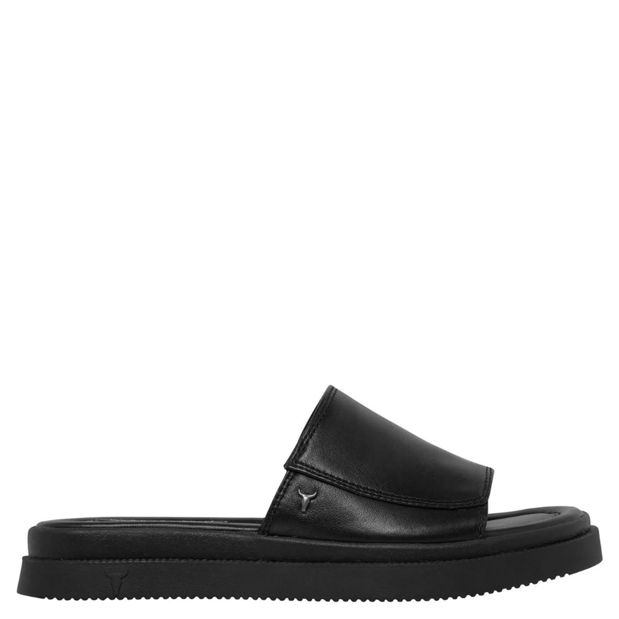 Windsor Smith Flat Sandals*Summer Black Leather Blk Leather