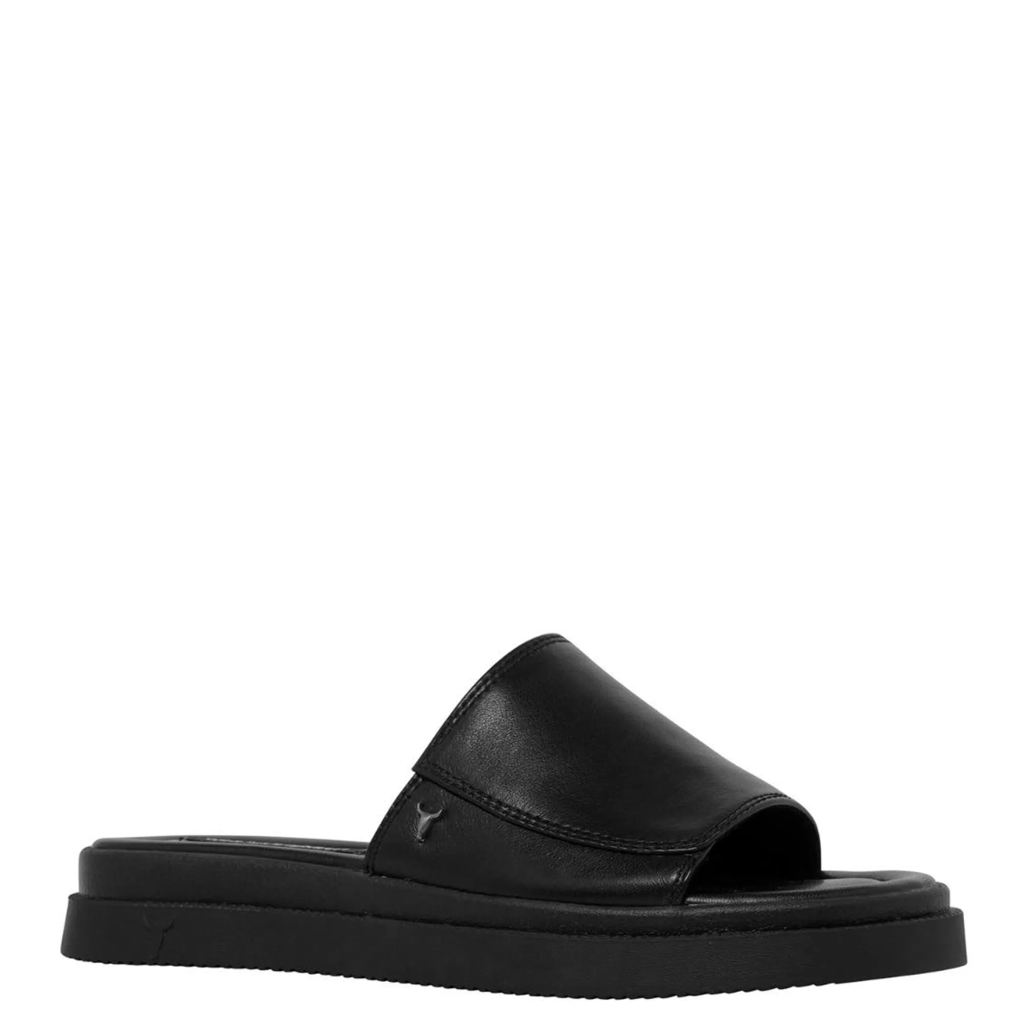 Windsor Smith Flat Sandals*Summer Black Leather Blk Leather