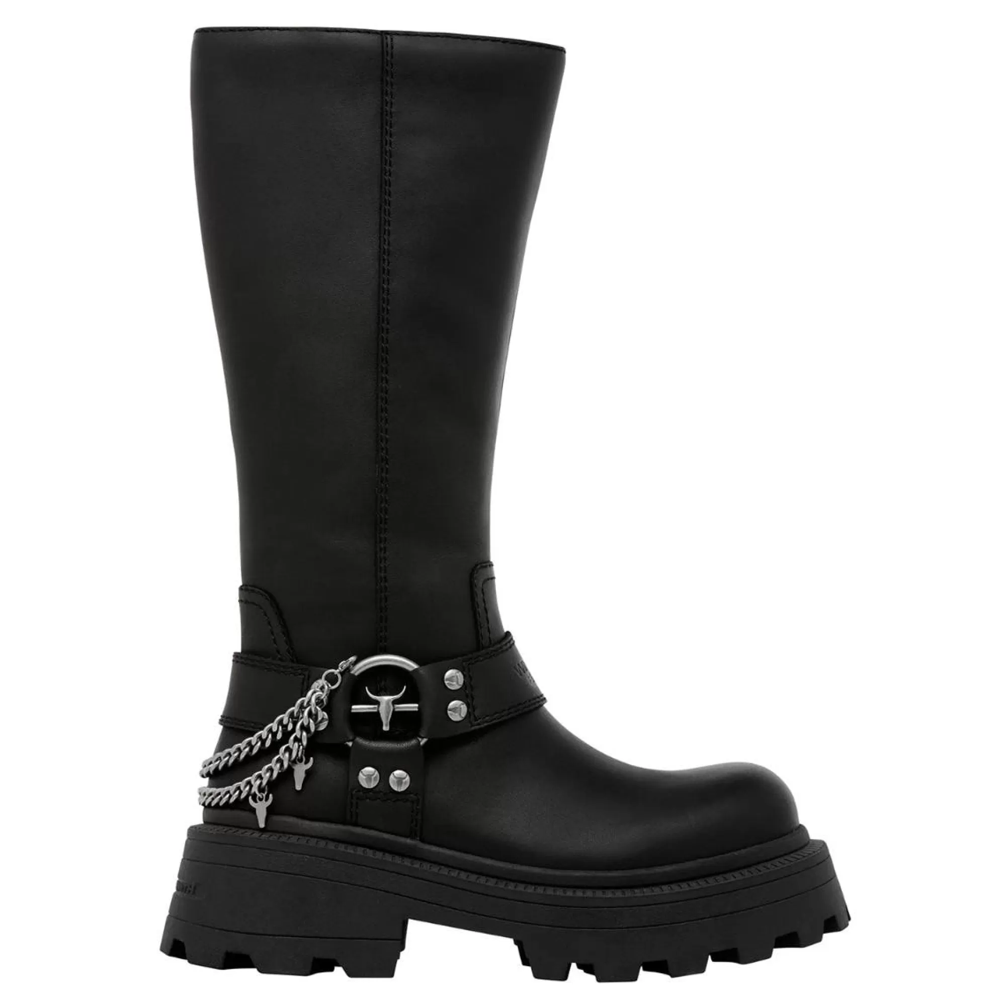 Windsor Smith Platform Boots*Thief Black Leather Blk Leather