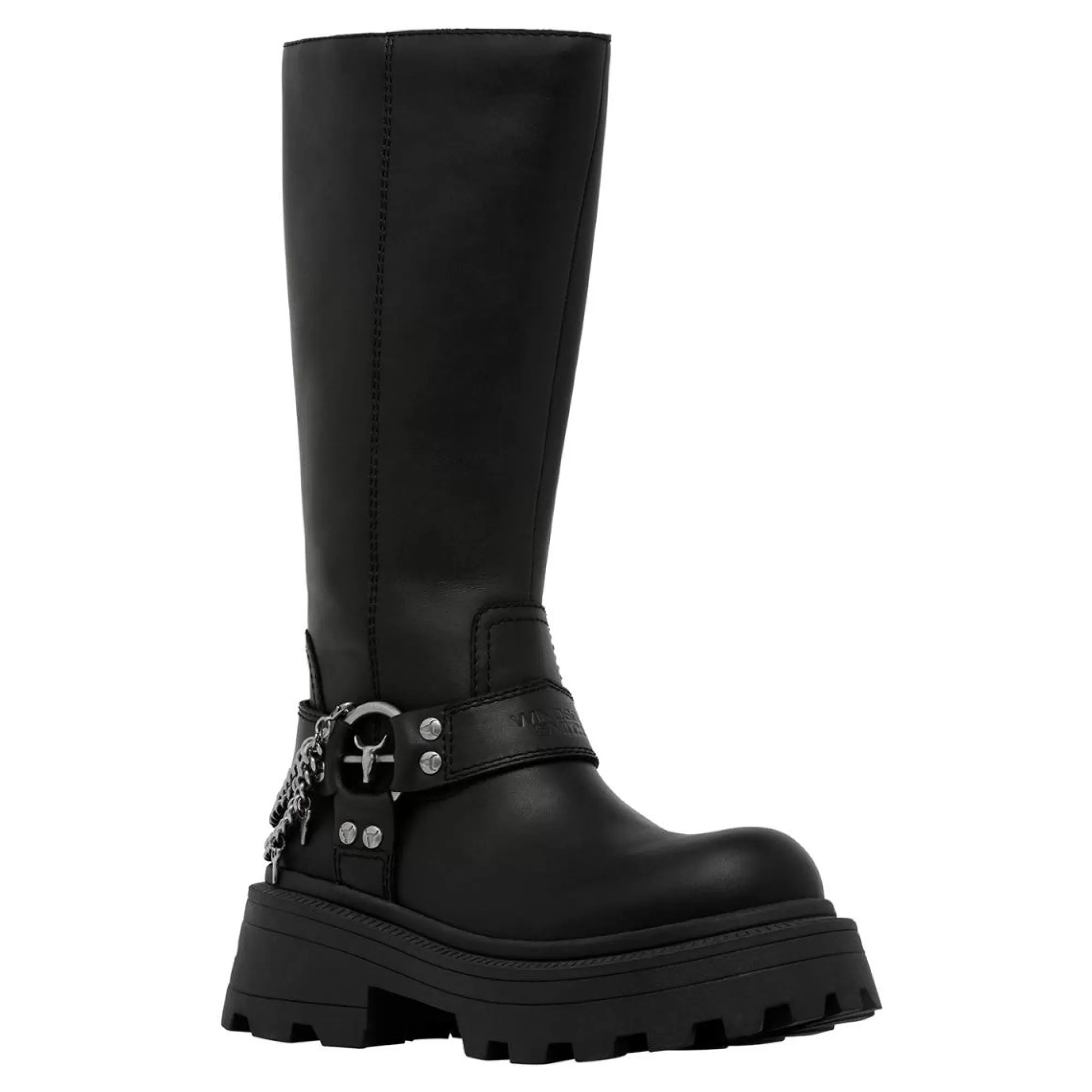 Windsor Smith Platform Boots*Thief Black Leather Blk Leather