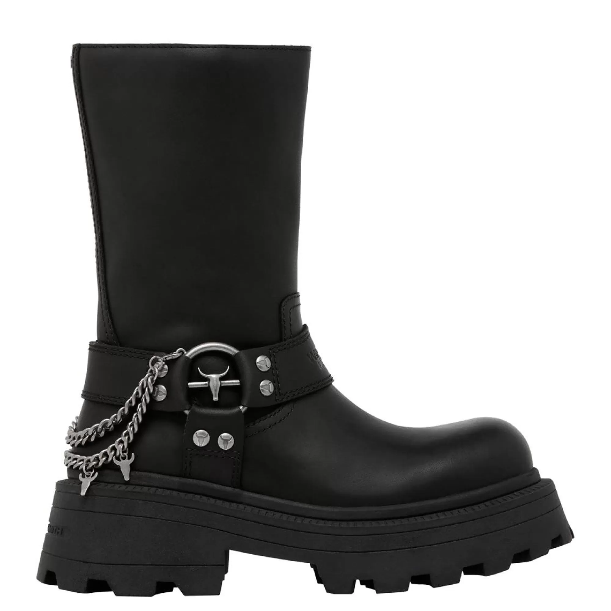 Windsor Smith Platform Boots*Thrilling Black Leather Blk Leather