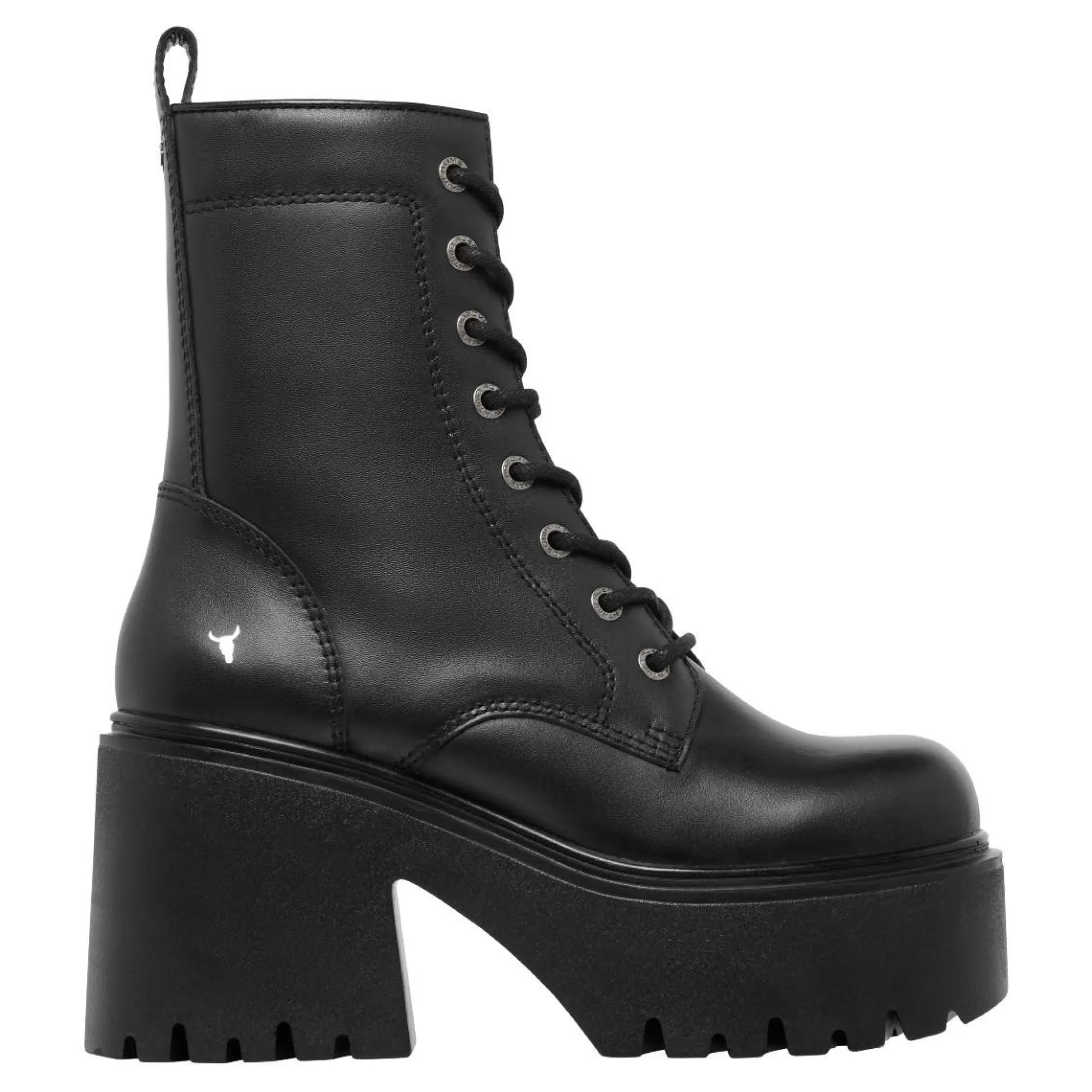 Windsor Smith Platform Boots*Totally Black Leather Blk Leather