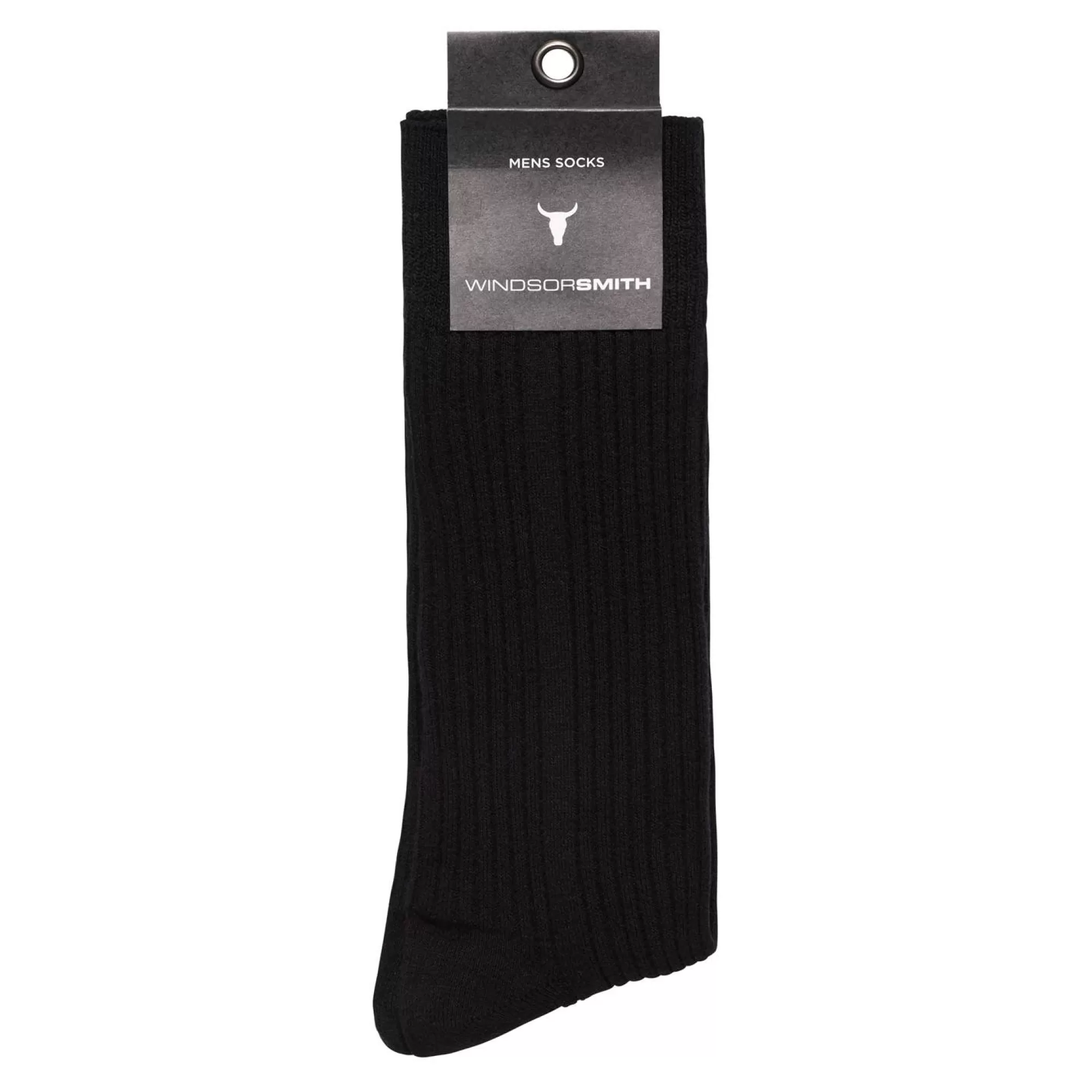 Windsor Smith Wallets & Accessories*True Rib Men'S Dress Sock Black