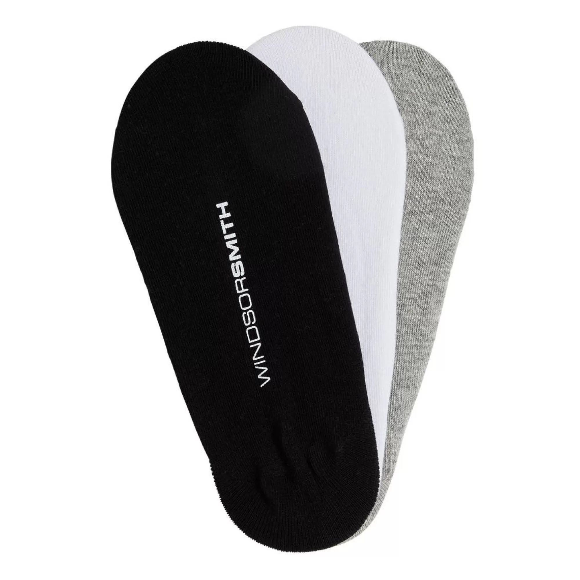 Windsor Smith Socks*Women'S Invisible Sock 3Pk Multi Color